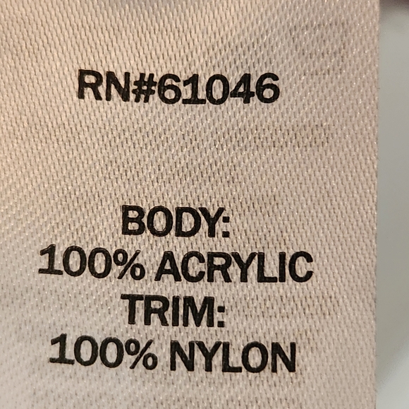 Vanity Tan Cowell Neck Scoop Front Sweater with Lace Side Accents.  Size L - Picture 4 of 5